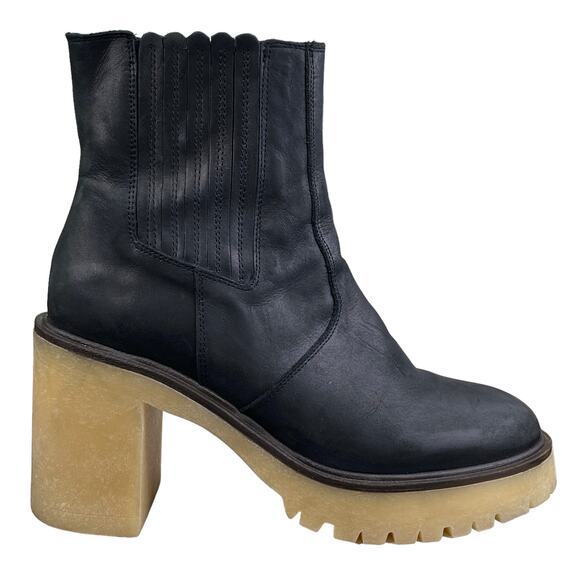 Free People Shoes - Free People Women's James Black Leather Chelsea Boots Size 39 US 9